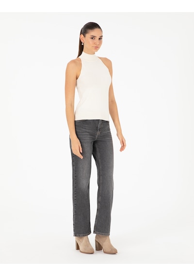 Pierre Cardin Kadın Ekru Bluz Triko 50296460-vr019 Ekru