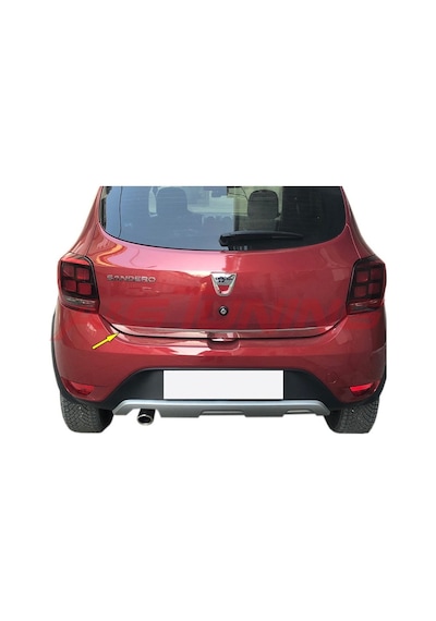 Dacia Sandero Krom Bagaj Alt Çıta 2013 Üzeri Çelik Kalp