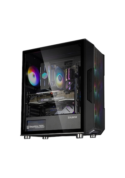 Zalman I3 Neo Black Mesh Megamax 700w 80+ 4 12cm Rgb Fan Mid-t Gaming Oyuncu Kasası
