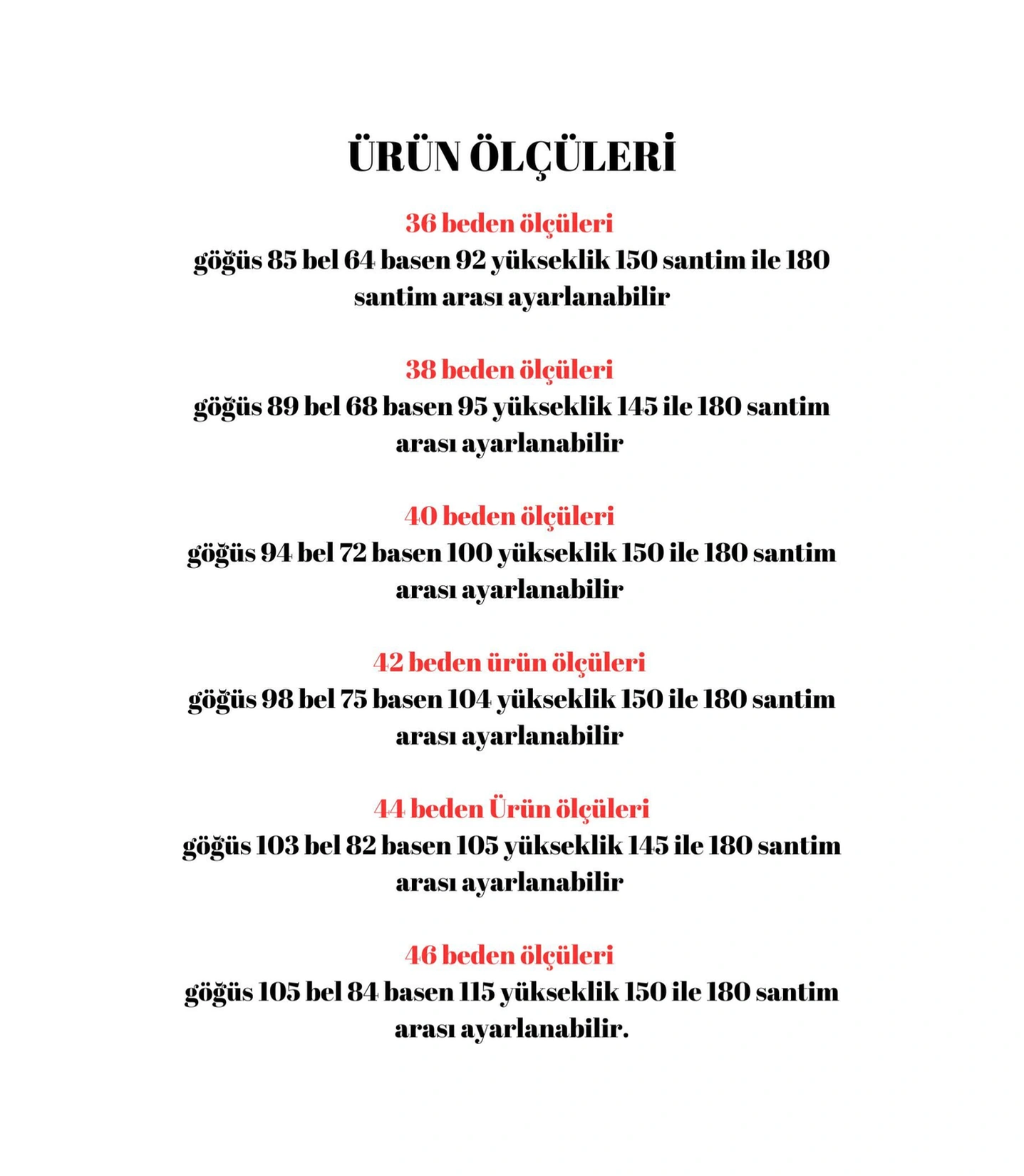 36 Beden Tam Profesyonel Kollu Yüksek Kalite Yarım Bacak Prova Mankeni Terzi Mankeni