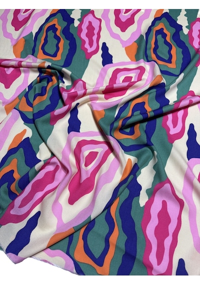 Pamuk Viskon Kumaş 150 Cm En Dökümlü Elbiselik Şalvarlık 1000 -74 Pembe