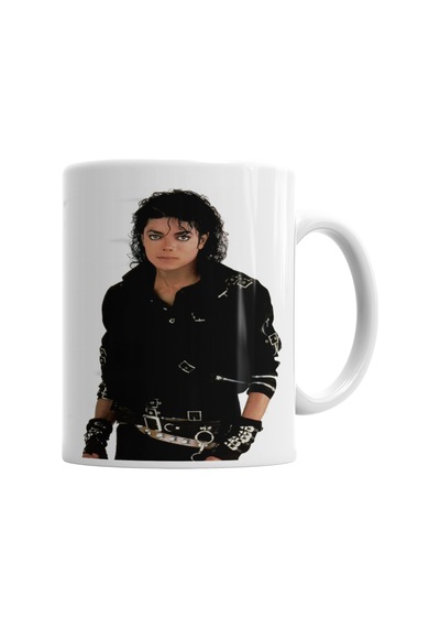 Michael Jackson Bad Kupa Bardak Porselen Karışık