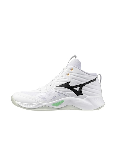 Mizuno Wave Momentum Pro Mıd Erkek Voleybol Ayakkabısı Beyaz Çok Renkli