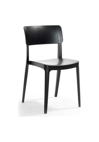 Novussi Pano Bahçe Balkon Sandalyesi Siyah | ID6186 - 6'lı Set Siyah