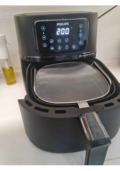 Philips Uyumlu Airfryer Xxl Hd9870/20 Premium Yağ Koruyucu Tel Kafes