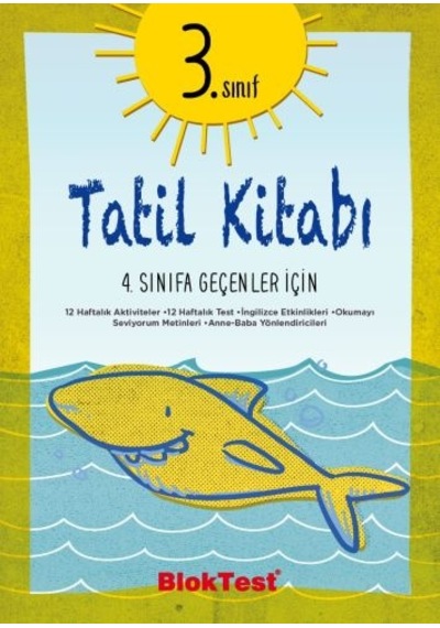 3.Sınıf Bloktest Tatil Kitabı Tudem Yayınları