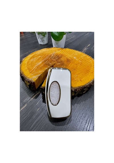 Ford Focus,fiesta,mondeo,cmax,courier Nano Yüksek Kalite Kumanda Kılıfı 3 Buton Beyaz Gold