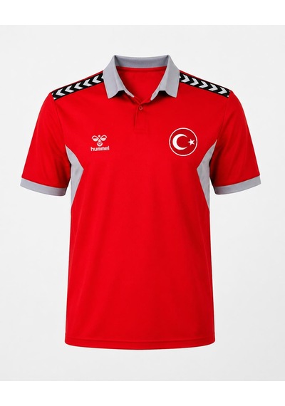 Hummel Otantik Milli Takım Kamp Tişört Kırmızı