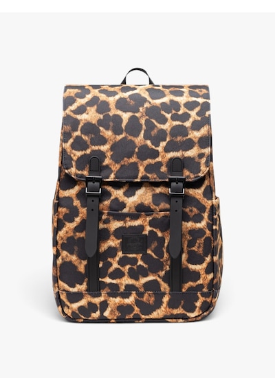 Herschel Retreat Küçük Boy Su İtici Kumaş Sırt Çantası, 14" Laptop Uyumlu, 17 L Uniseks Leopar Çanta - 11400