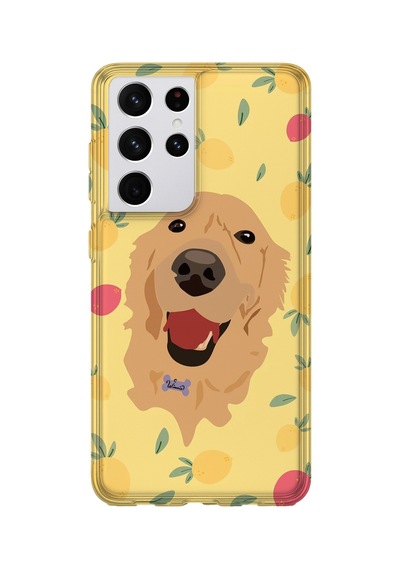 Samsung Galaxy S21 Ultra Uyumlu Baskılı Şeffaf Telefon Kılıfı Koleksiyon: Dog Lover 5