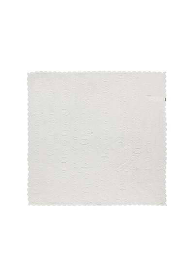 Civil Baby Bulut Desenli 90x90 CM Battaniye - Beyaz