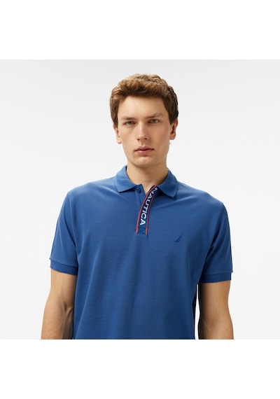 Nautica Erkek Mavi Classic Fit Polo Düz K55306t Mavi