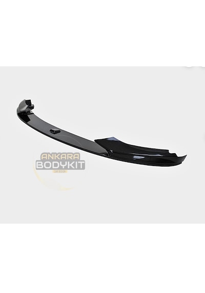 F32 F33 F36 M Sport Ön Lip 3 Parça - Plastik Parlak Siyah