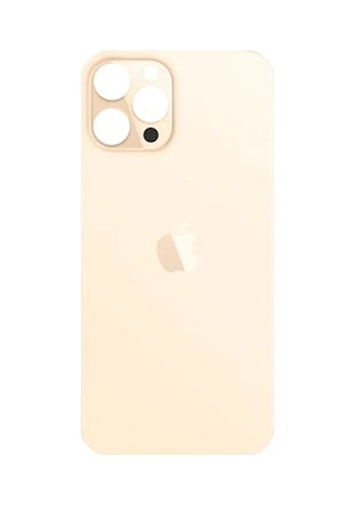 İphone 12 Pro Arka Pil Kapağı Cam Gold Altın