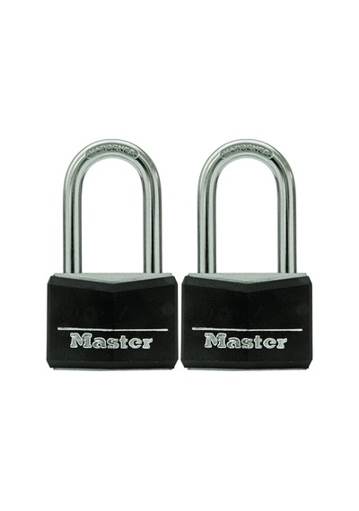 Master Lock 141tlf Kaplamalı Alüminyum Asma Kilit Anahtarlı, 2'li