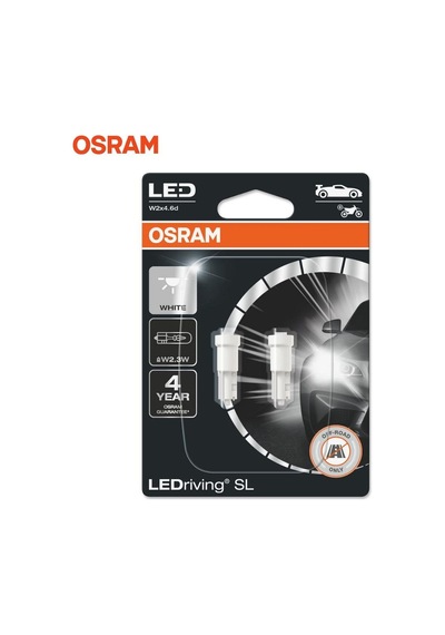 Osram 12v Dipsiz Ampul Led T5 Beyaz 2 Ad