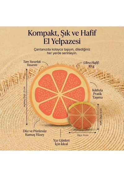 Bakgelal Katlanabilir Cep Yelpazesi 21 Cm Kılıflı Kore Yelpazesi Ultra Hafif, Katlanabilir, 10 Farklı Desen Seçeneği Plaj, Seyahat, Festival Ve Günlük Kullanım İçin - 03-11-000015