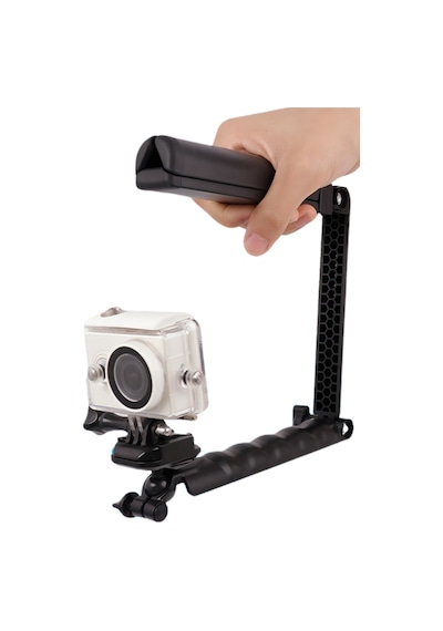 Katlanabilir 3 Way Çok Yönlü Aksiyon Kamera Gopro İle Uyumlu Tripod Monopod Siyah