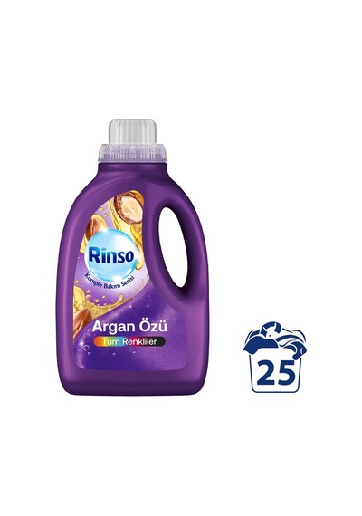 Sıvı Çamaşır Deterjanı Komple Bakım Serisi Argan Özü Tüm Renkliler İçin 1.5 L