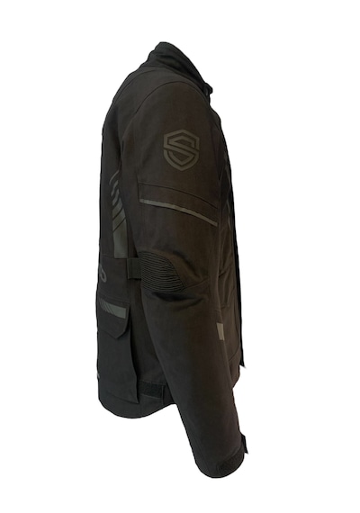 Scudo Alaska Cordura Kışlık Erkek Motosiklet Ceketi Siyah