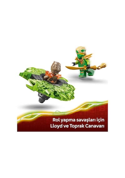 LEGO® NINJAGO® Lloyd, Toprak Canavarı Topacına Karşı 71850 -6 Yaş ve Üzeri için Minifigür İçeren Yaratıcı Oyuncak Yapım Seti (52P)