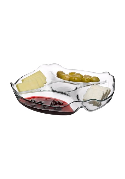Paşabahçe Basic Bölmeli Tabak 252 Mm Çok Renkli