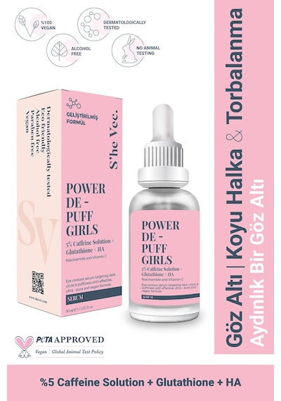 She Vec Göz Altındaki Halkalar &Torbalanmalarda Etkisi Kanıtlanmış Formül 30 ML