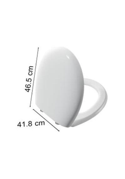 VitrA Memoria Klozet Kapağı 106-003r009 Duroplast - Üstten Sıkmalı - Yavaş Kapanır - Kolay Sök-tak - Metal Menteşeli - Beyaz