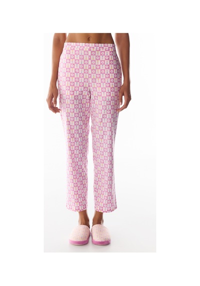 Penti Flora Baskılı Çiçekli Pijama Altı Çok Renkli