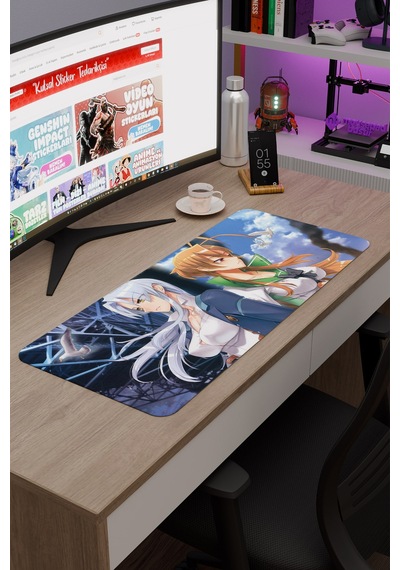 Highschool Of The Dead Anime V3 - 70x30 Xl Gaming Kauçuk Kaymaz Taban Mouse Pad Fare Altlığı