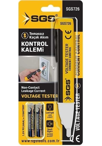 Mey İthalat Sgs 726 Temassız Kontrol Kalemi 90-1000 Volt