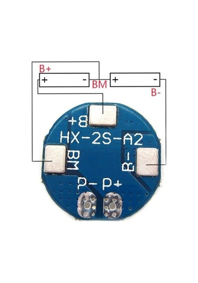 Robotiko 2S Bms 5A 18650 Lityum Pil Batarya Şarj Koruma Devresi Lipo Pil