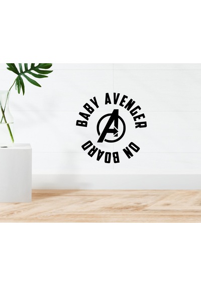 Bk Home Baby Avenger Tasarımlı Duvar Sticker-1