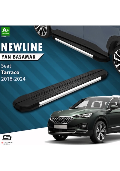 S-dizayn Seat Tarraco Newline Krom Yan Basamak 193 Cm 2018-2024 A+ Kalite