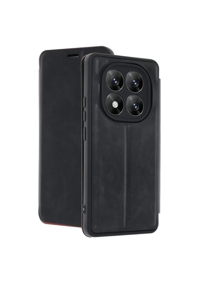 Newface Xiaomi Redmi Note 14 Pro 5g Kılıf Flip Cover - Siyah Resimdeki