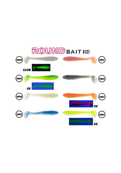 Fujin Round Bait 10 Cm 7.5 Gr Silikon Balık (3 Lü Paket)