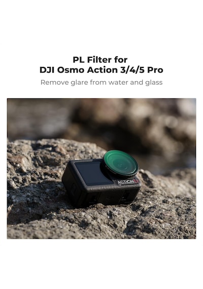 K&f Concept Djı Osmo Action 3/4/5 Pro Cpl Filtre