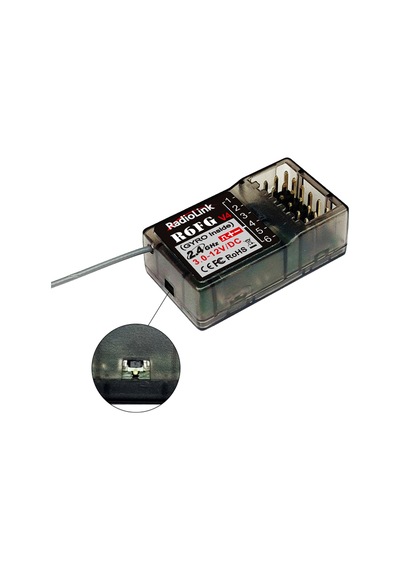 Leezsing Radiolink R6fg V4 2.4g 6ch Fhss Alıcı Jiroskopu Rc6gs V2/rc4gs V2/t8s/t8fb Rc Verici İçin