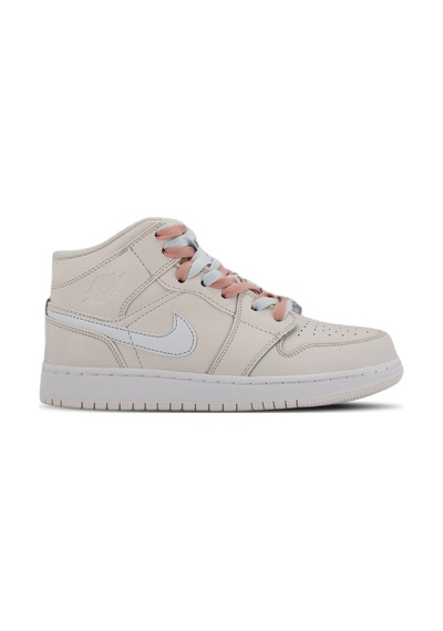 Nike Jordan 1 MidMulti-Color Swoosh Phantom Kadın  Beyaz / Mavi Sneaker