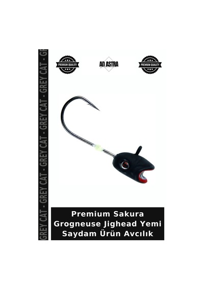 Premium Sakura Grogneuse Jighead Yemi Saydam Ürün Avcılık