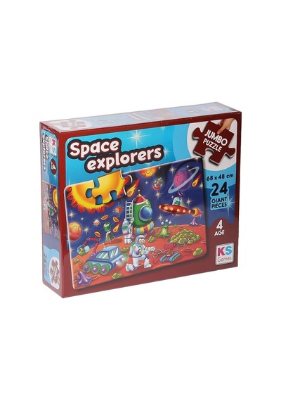 Jp 31011 Space Explorers Jumbo Puzzle 24 Parça -kspuzzle