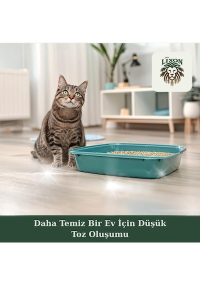 Doğal Çam Peleti Kedi Kumu 10 Kg 20l Yavru/yetişkin Kediler, Kemirgenler İçin%100 Biyobozunur