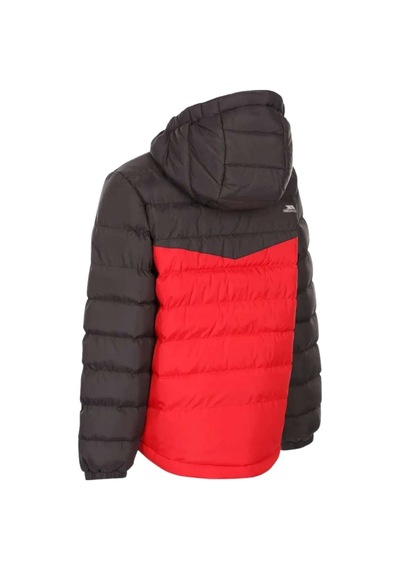 Trespass Trespass Oskar B Padded Unisex Çocuk Kırmızı Outdoor Ceketi Red Kırmızı