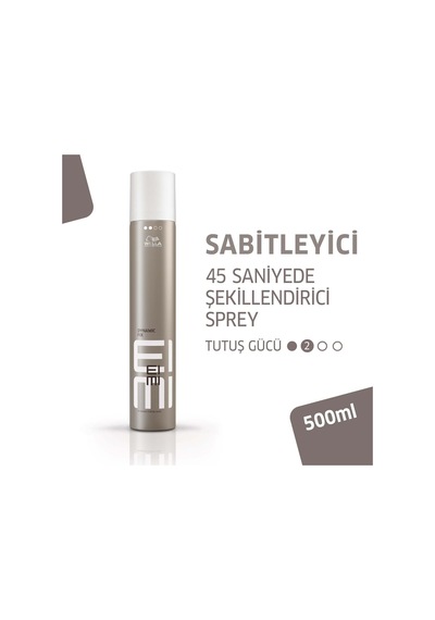 Wella Professionals Eimi Dynamic Fix Dinamik Sabitleme 45 Saniyede Sabitlenen Saç Spreyi 500 Ml Sku: Smg8690010456601