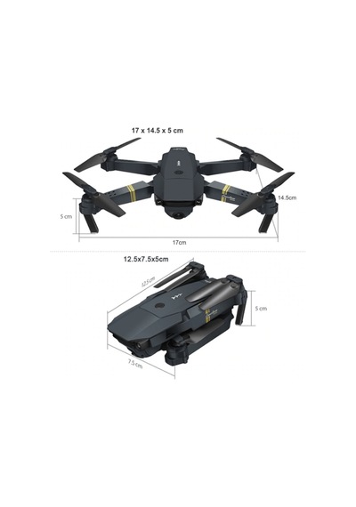 Çift Bataryalı Çift Kameralı Drone Uzaktan Kumandalı App Destekli Pervane Korumalıklı Quadcopter