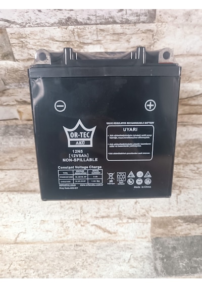 Ortec 12n5 12v 5ah Motosiklet Aküsü 2025