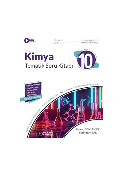 Palme 2026 10. Sınıf Kimya Joker Tematik Soru Kitabı