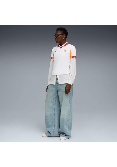 Puma Galatasaray 25/26 Kadın Deplasman Forması 779816 02 Beyaz