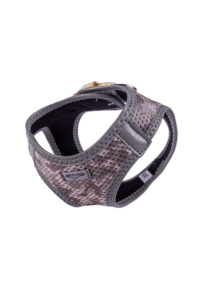 Doggie Havalı Dokuma Reflektör Serisi Küçük Irk Göğüs Tasması Kamuflaj 2XS-26-30Cm Kamuflaj