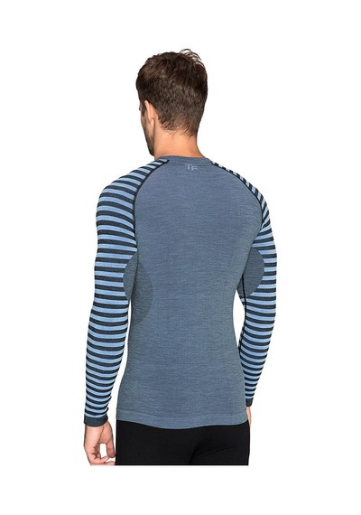 Thermoform Ultimate Merıno Erkek Seamless Termal Sweatshirt - Hzt14030-8623 Mavi